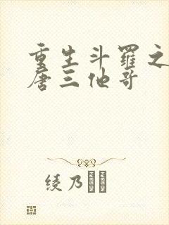 重生斗罗之我是唐三他哥