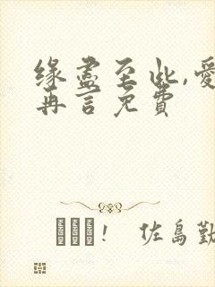 缘尽至此,爱不再言免费