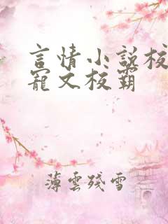 言情小说校园甜宠文校霸