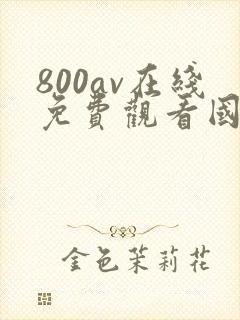 800av在线免费观看国产