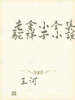 老舍小全集·骆驼祥子小说无弹窗