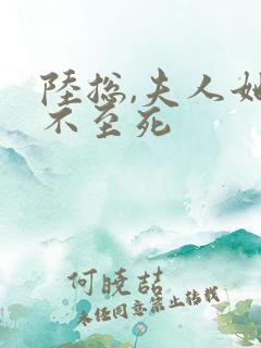 陆总,夫人她罪不至死