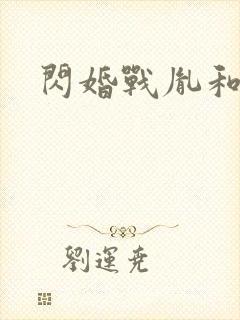 闪婚战胤和海彤