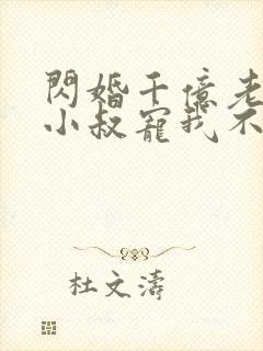 闪婚千亿老公,小叔宠我不停书籍