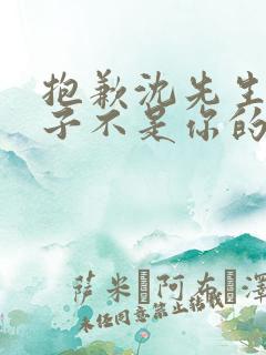 抱歉沈先生,孩子不是你的 短剧