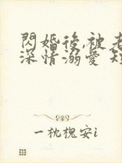 闪婚后,被老公深情溺爱 短剧