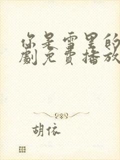 你是雪里的光短剧免费播放第45集