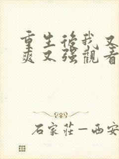 重生后我又飒又爽又强观看