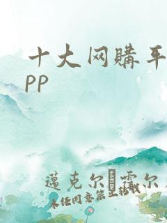 十大网购平台app