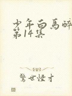 少年白马醉春风第14集