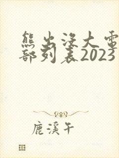 熊出没大电影全部列表2023