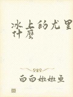 冰上的尤里讲的什么