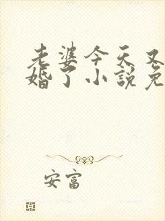 老婆今天又想离婚了小说免费阅读