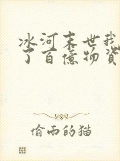 冰河末世我囤积了百亿物资更新