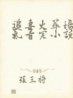 追妻火葬场一口气看完小说推文