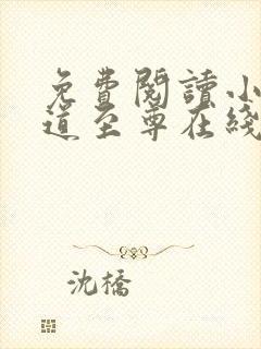 免费阅读小说万道至尊在线阅读全文