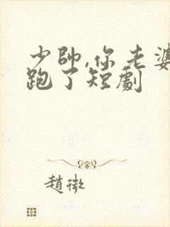 少帅,你老婆又跑了短剧