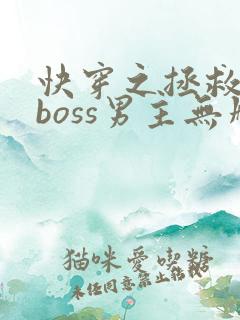 快穿之拯救黑化boss男主无删减