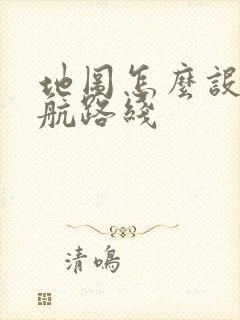 地图怎么设置导航路线