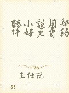 听小说用哪个软件好免费的