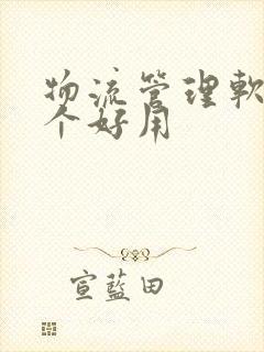 物流管理软件哪个好用