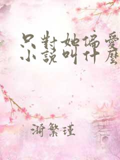 只对她偏爱原著小说叫什么名字