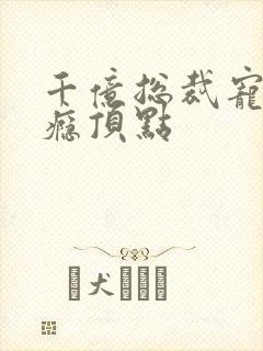 千亿总裁宠妻上瘾顶点