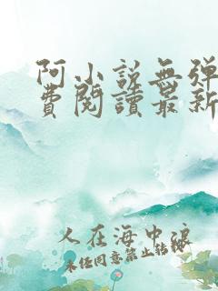 阿小说无弹窗免费阅读最新章节列表