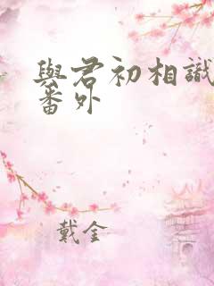 与君初相识小说番外