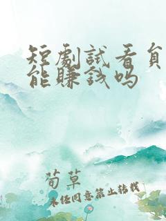 短剧试看员真的能赚钱吗