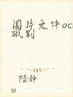 图片文件ocr识别