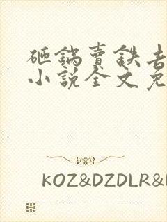 砸锅卖铁去上学小说全文免费读