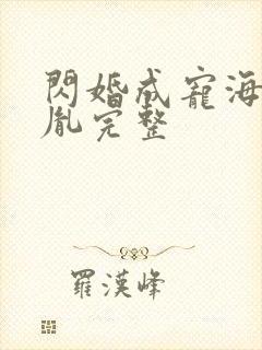 闪婚成宠海彤战胤完整