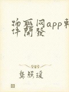 物联网app软件开发