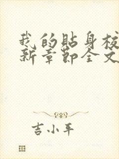 我的贴身校花最新章节全文免费阅读