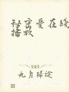 秘密爱在线免费播放