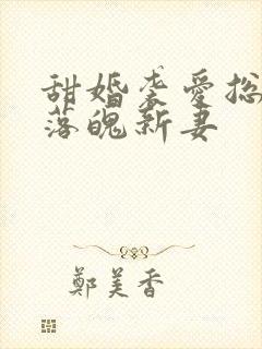 甜婚袭爱总裁的落魄新妻