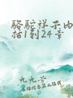 骆驼祥子内容概括1到24章