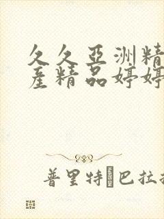 久久亚洲精品国产精品婷婷