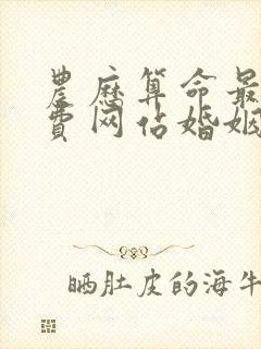 农历算命最准免费网站婚姻