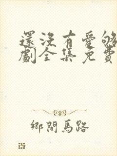 还没有爱够电视剧全集免费观看