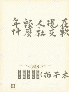 年轻人现在都玩什么社交软件