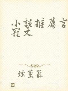 小说推荐言情甜宠文