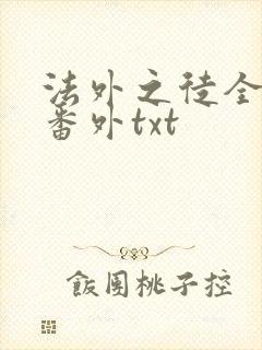 法外之徒全文加番外txt