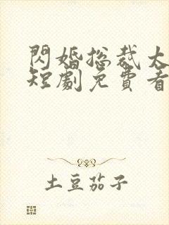 闪婚总裁太上头短剧免费看