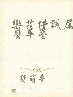 乐花借钱属于什么平台