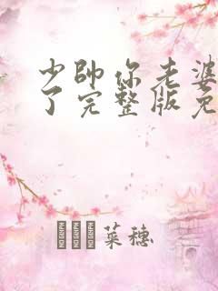 少帅你老婆又跑了完整版免费