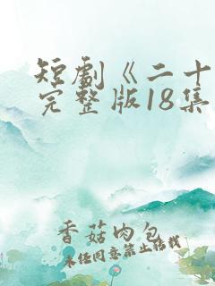短剧《二十九》完整版18集