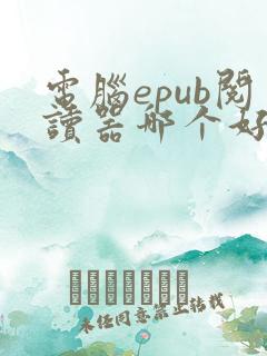 电脑epub阅读器哪个好