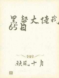黑帮大佬我的365日